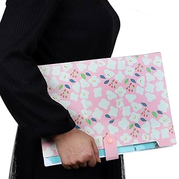 Amazon.co.jp: ZNUJS(さちえ) ファイルフォルダ A4 6仕切り